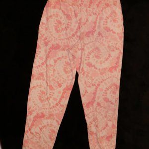Pink tie-dye Steve Madden lounge pants